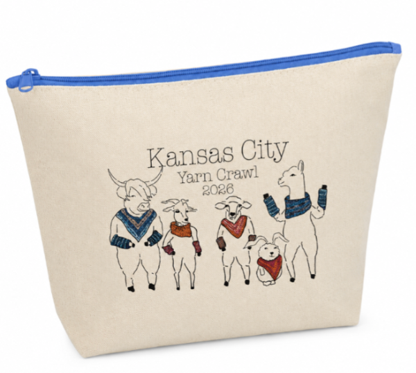 2026 KC Yarn Crawl Project Pouch