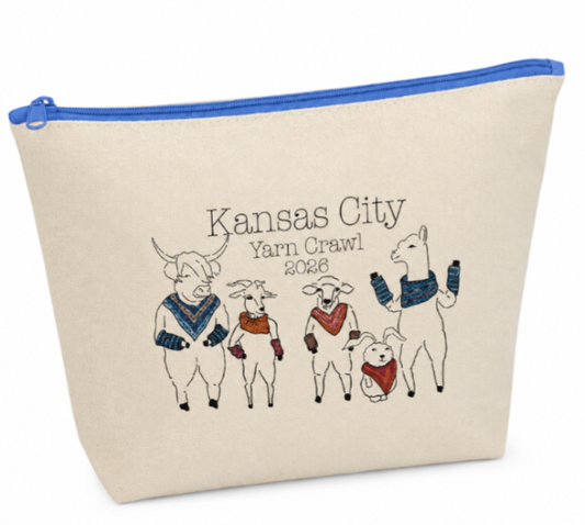 2026 KC Yarn Crawl Project Pouch